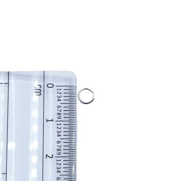 Open Jump Rings for Jewelry Making, 5 mm Diameter, Approx. 500 Pcs (Silver) - Image 5