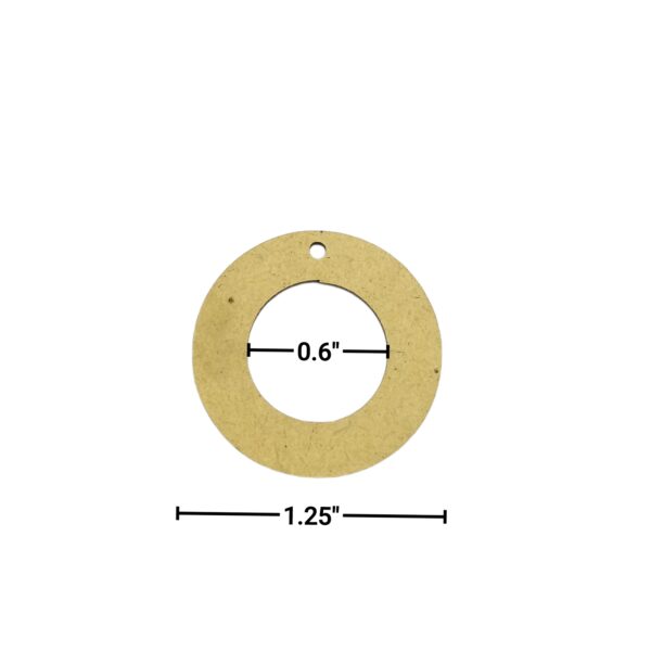 MDF Pendants Set of 5 Pair MDF Cutout - Polo - Image 2