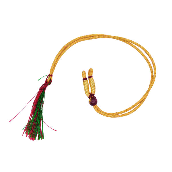 6 Pieces Necklace Back Rope Dori for Jewellery Making (Red Green Tassels) - Image 4